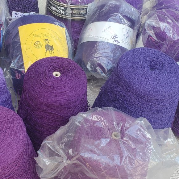 Bramwell, Silk City, Harmony Design Individual Or Bulk Of 34 Ply Yarn For Machinehand